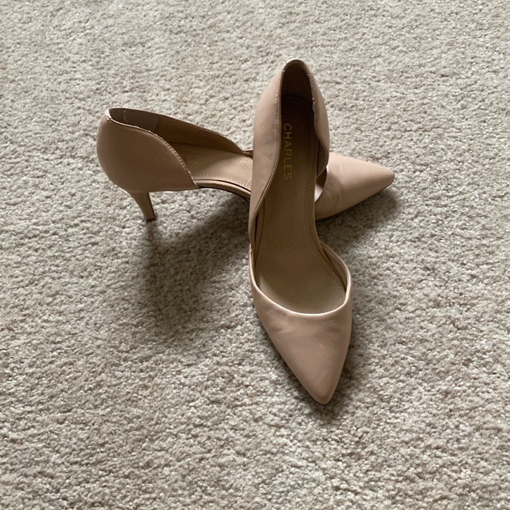 Charles by Charles David Nude D’Orsay Heels